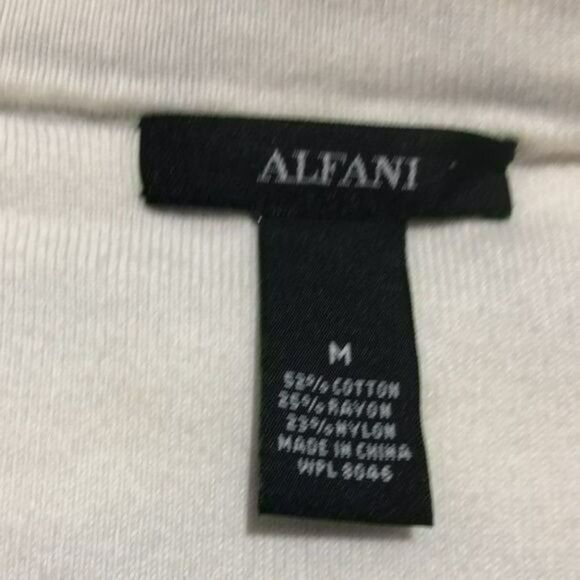 Alfani Zebra Print Cropped Sweater Medium - Picture 6 of 6